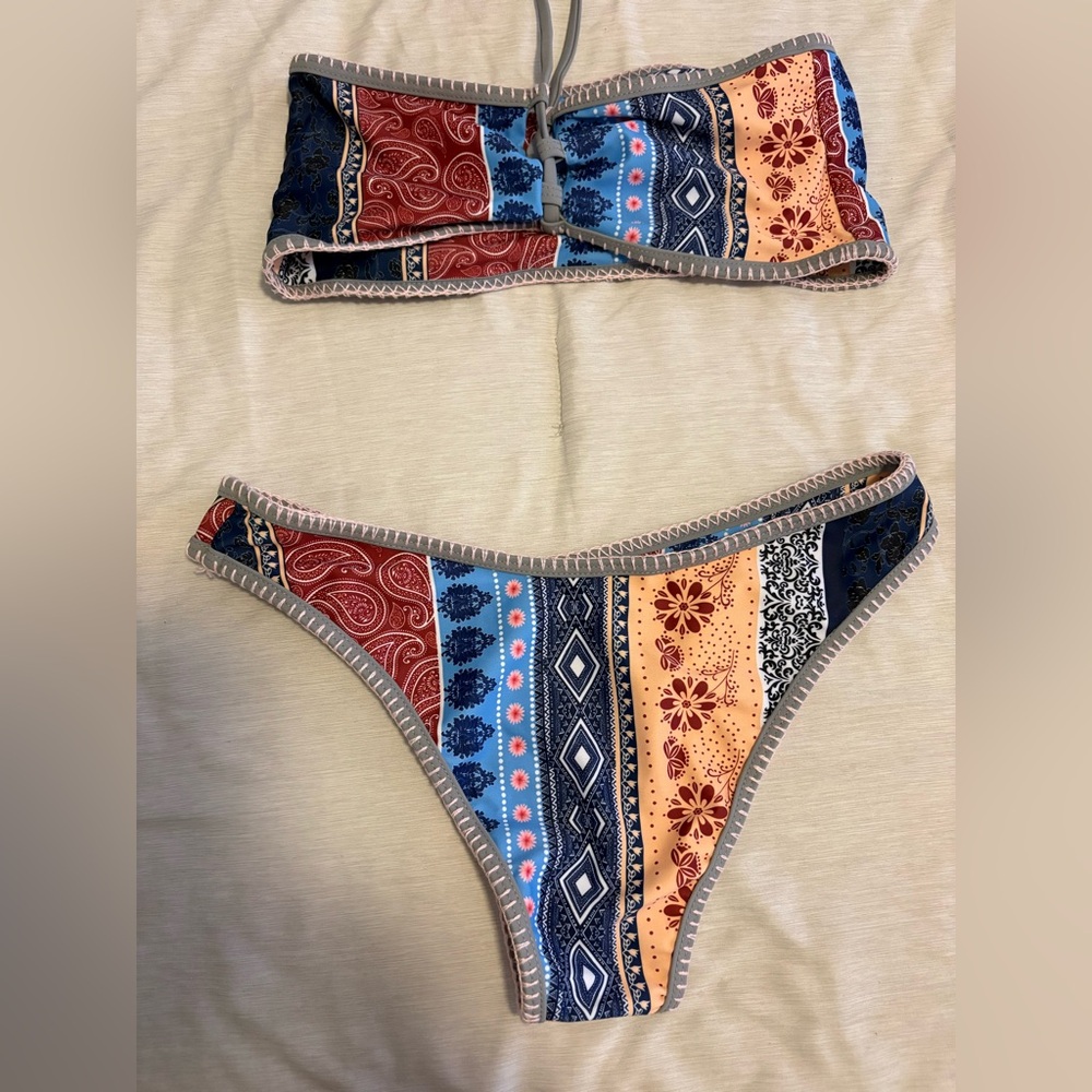 Colorful Boho Bikini Set - Picture 3 of 3